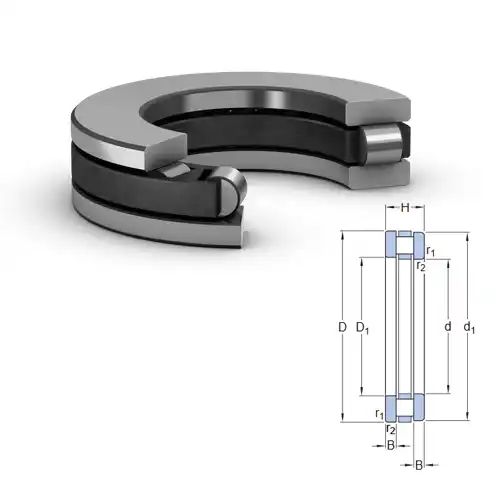 Cylindrical roller thrust bearings