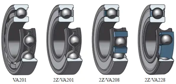 Deep Groove Ball Bearings for High Temperature Applications