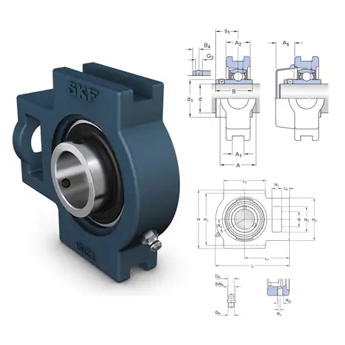Y-bearings - TU ล็อกด้วยสกรู