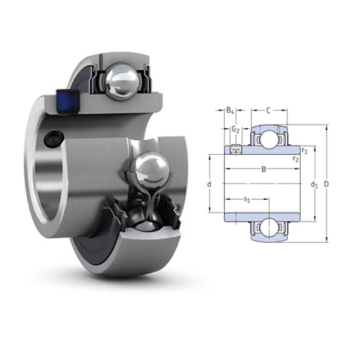 Locked set screws - UC