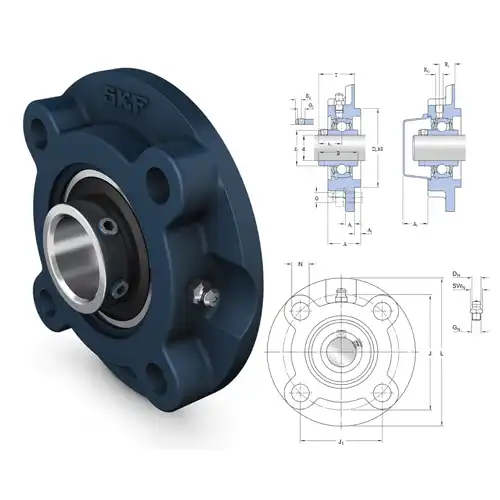 Ball Bearings Unit - หน้าแปลนวงกลม UCFC