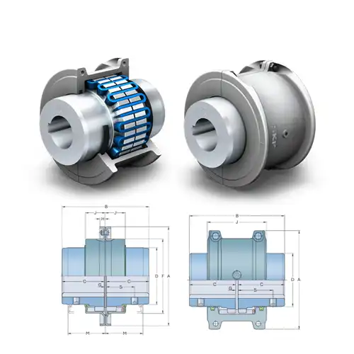 Grid couplings