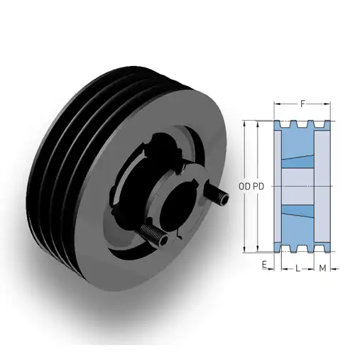 Pulleys V-belt