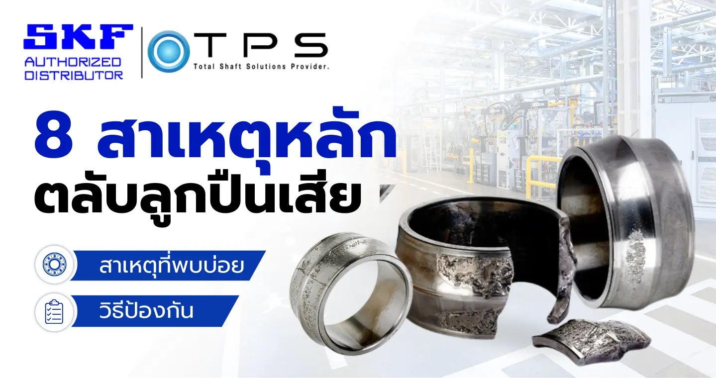 8 สาเหตุหลัก ตลับลูกปืนเสีย